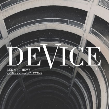 Come Down album by Lee Mvtthews - Drum and Bass Cover Art