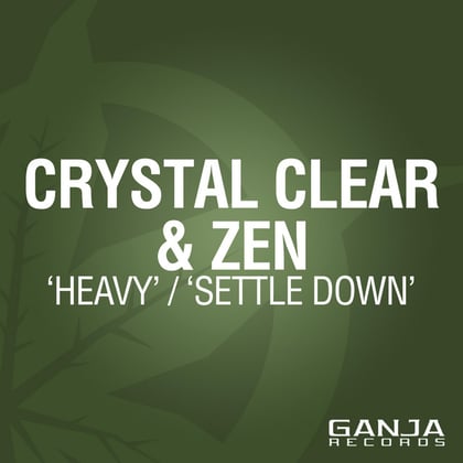 Heavy / Settle Down album by Crystal Clear - Drum and Bass Cover Art