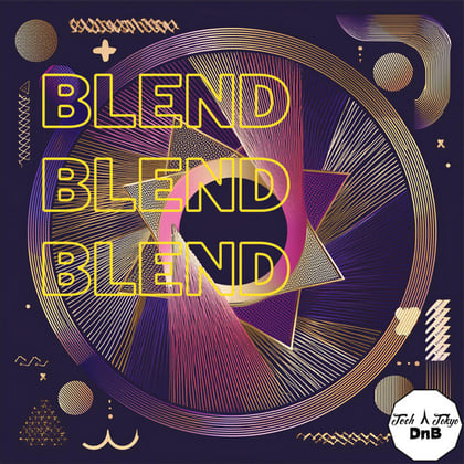 Blend album by KOKUZE - Drum and Bass Cover Art