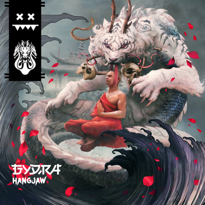 Hangjaw album by Gydra - Drum and Bass Cover Art