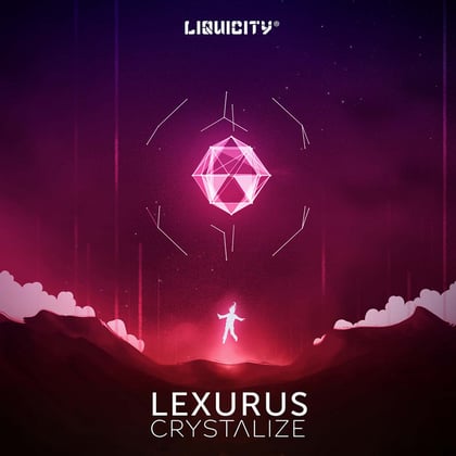 Crystalize album by Lexurus - Drum and Bass Cover Art