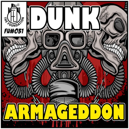 Armageddon album by Dunk - Drum and Bass Cover Art