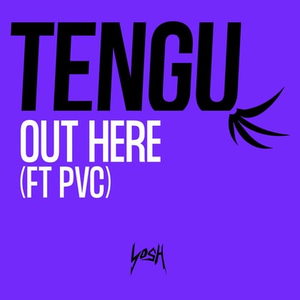 Out Here album by Tengu - Drum and Bass Cover Art