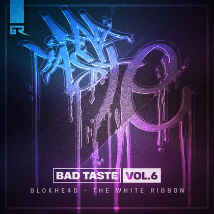 The White Ribbon album by BLOKHE4D - Drum and Bass Cover Art