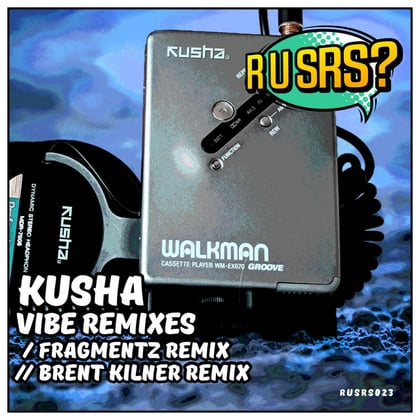 Vibe Remixes album by Kusha - Drum and Bass Cover Art