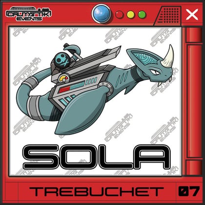 Trebuchet album by Sola - Drum and Bass Cover Art