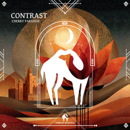 Contrast album by Tengu, Cherry Paradise & Cafe De Anatolia - Drum and Bass Cover Art