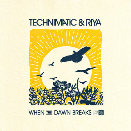 When the Dawn Breaks album by Technimatic & Riya - Drum and Bass Cover Art