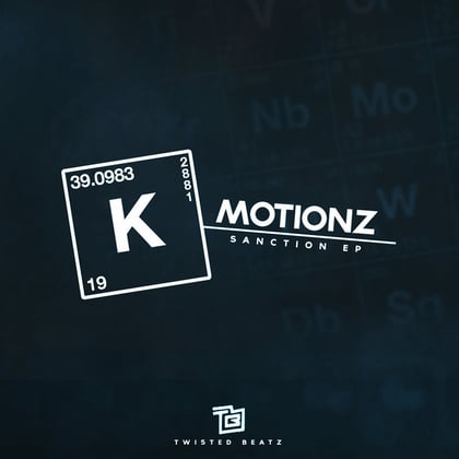Sanction album by K Motionz - Drum and Bass Cover Art