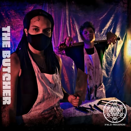 Butcher album by Replete - Drum and Bass Cover Art