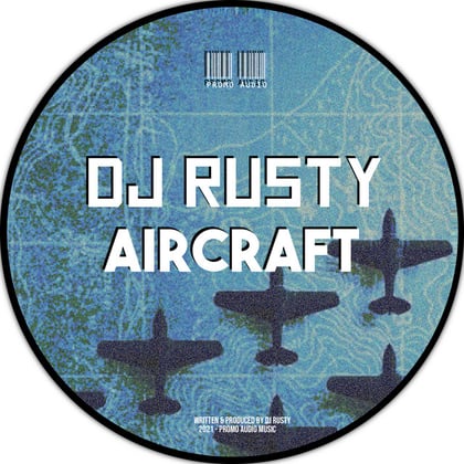 Aircraft album by DJ Rusty - Drum and Bass Cover Art