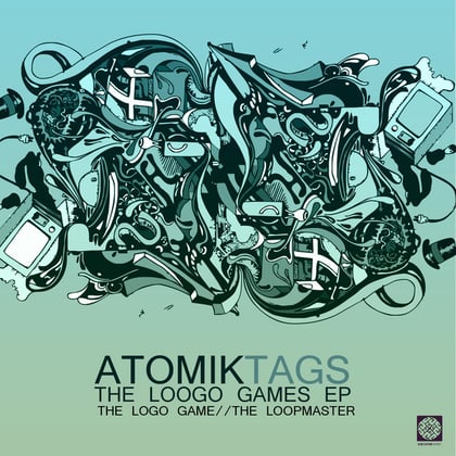 The Logo Games EP album by Atomik Tags - Drum and Bass Cover Art