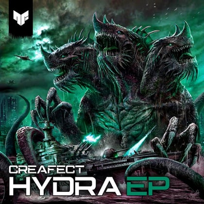 Hydra EP album by Creafect - Drum and Bass Cover Art