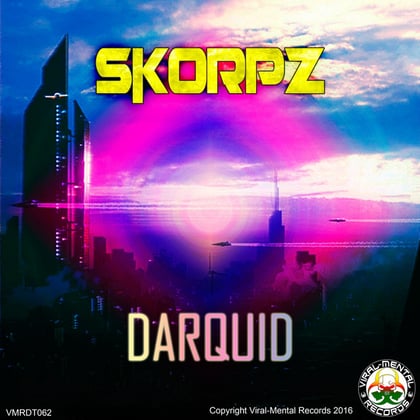 Darquid album by Skorpz - Drum and Bass Cover Art