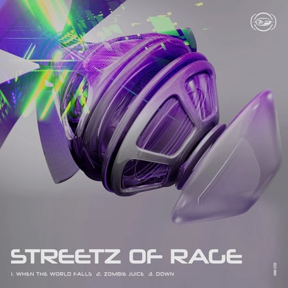 When the World Falls EP album by Streetz Of Rage - Drum and Bass Cover Art