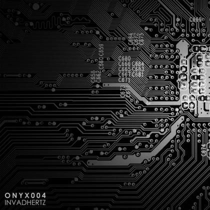 Flexout Presents: ONYX004 album by Invadhertz - Drum and Bass Cover Art