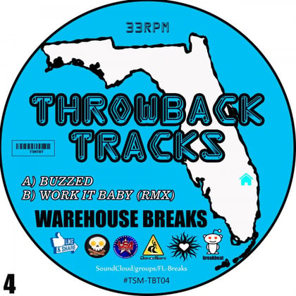 Throwback Tracks - Warehouse Series, Vol. 4 album by Skynet - Drum and Bass Cover Art