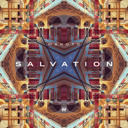 Salvation album by Makoto - Drum and Bass Cover Art