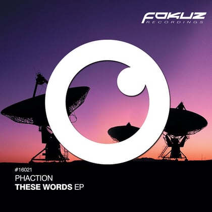 These Words EP album by Phaction - Drum and Bass Cover Art
