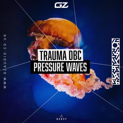 Pressure Waves album by Trauma DBC & theStandard - Drum and Bass Cover Art