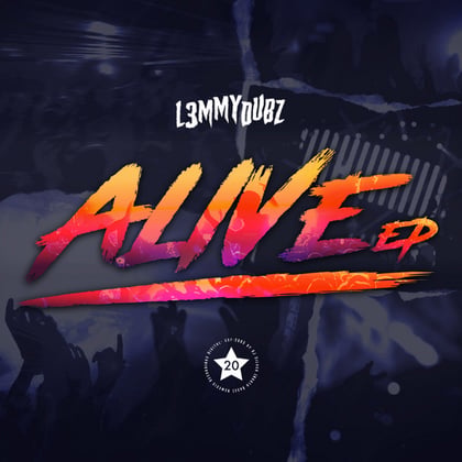 Alive EP album by L3MMY DUBZ - Drum and Bass Cover Art