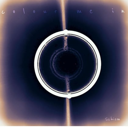 Schism album by colour me in - Drum and Bass Cover Art