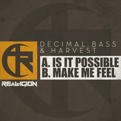 Is it possible / Make me feel album by Decimal Bass & Harvest - Drum and Bass Cover Art