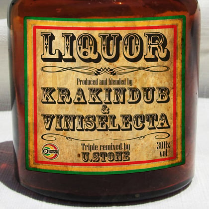 Liquor album by Krakindub & Viniselecta - Drum and Bass Cover Art