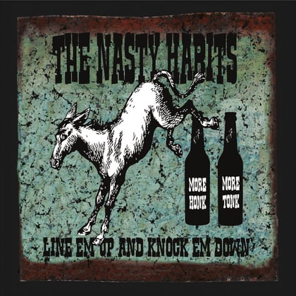 Line 'Em up and Knock 'Em Down album by Nasty Habits - Drum and Bass Cover Art