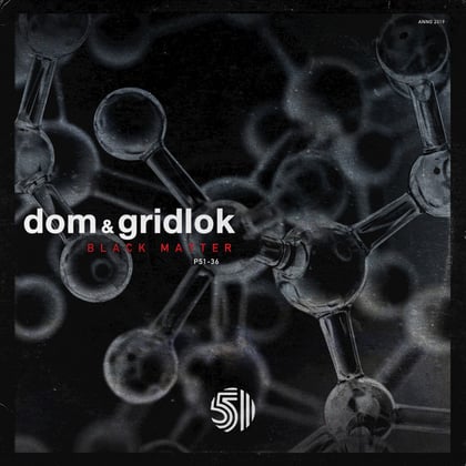 Black Matter album by Gridlok - Drum and Bass Cover Art