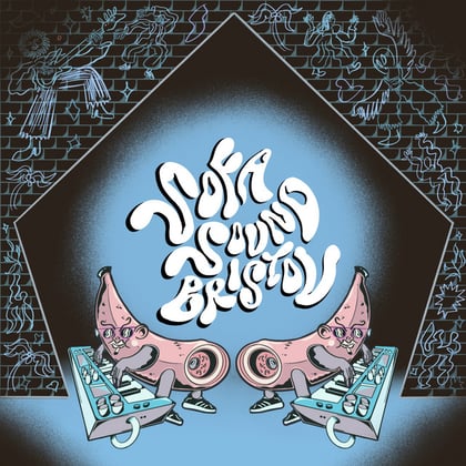Psychedelic album by Sweetpea - Drum and Bass Cover Art