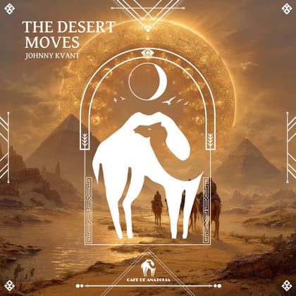 The Desert Moves album by Tengu, Johnny Kvant & Cafe De Anatolia - Drum and Bass Cover Art