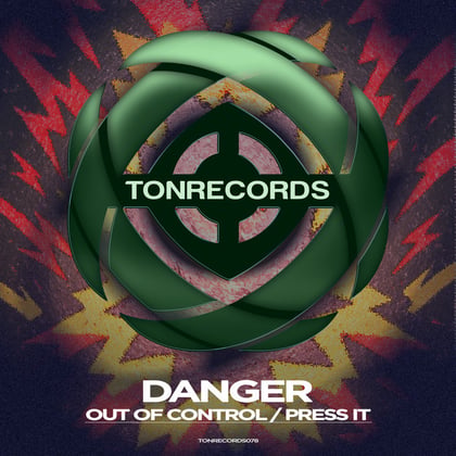 Out Of Control album by Danger & Vital Link - Drum and Bass Cover Art