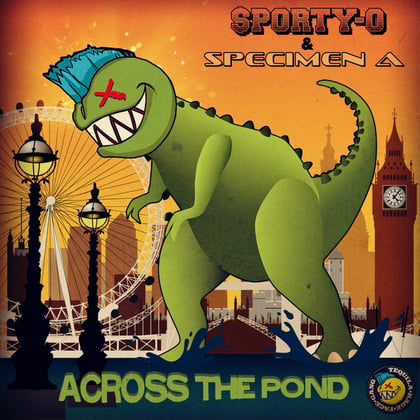 Across The Pond album by Specimen A & Sporty-O - Drum and Bass Cover Art