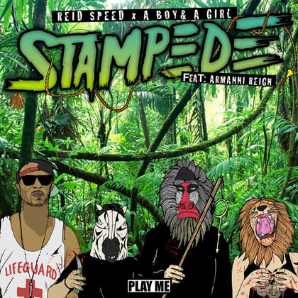 Stampede album by Reid Speed - Drum and Bass Cover Art