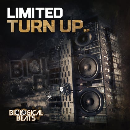 Turn Up EP album by DJ Limited - Drum and Bass Cover Art