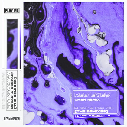 Red Eyes (Omen Remix) album by Des McMahon - Drum and Bass Cover Art
