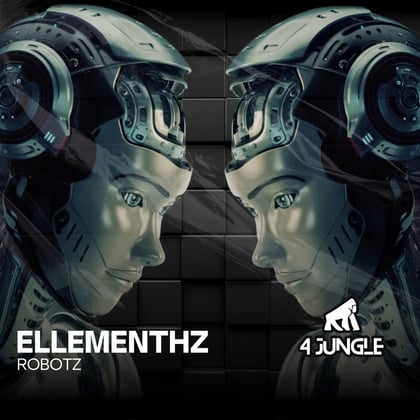 Robotz album by Ellementhz - Drum and Bass Cover Art