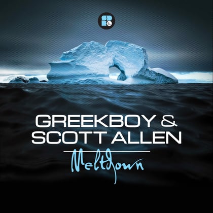 Meltdown album by Greekboy & Scott Allen - Drum and Bass Cover Art
