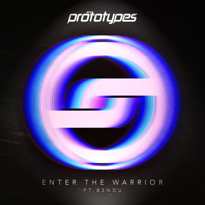 Enter The Warrior album by The Prototypes - Drum and Bass Cover Art