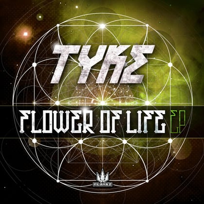 Flower of Life EP album by Cabin Fever Uk, Tyke, Prestige & Vegetarian Zombie - Drum and Bass Cover Art