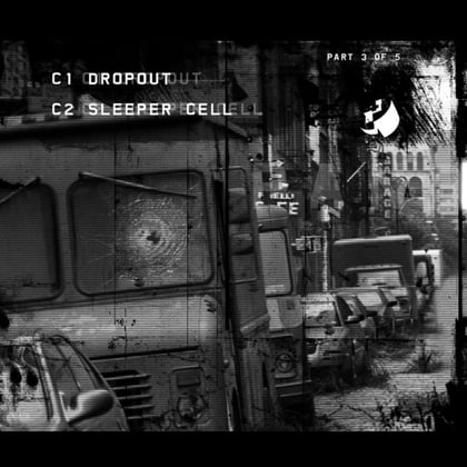 Dropout / Sleeper Cell album by Cause4Concern - Drum and Bass Cover Art