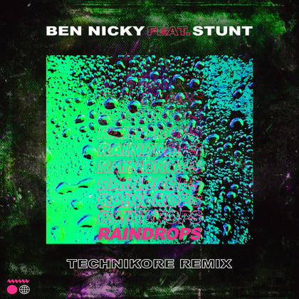Raindrops (Technikore Remix) album by Dimension, Stunt & Technikore - Drum and Bass Cover Art