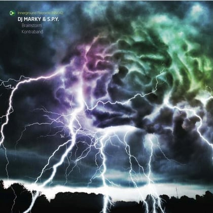Brainstorm / Kontraband album by DJ Marky & S.P.Y - Drum and Bass Cover Art