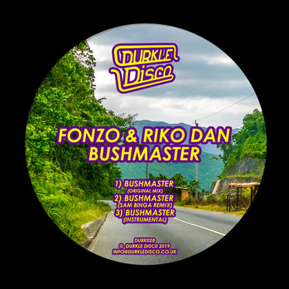 Bushmaster album by Agro, Fonzo & Riko Dan - Drum and Bass Cover Art