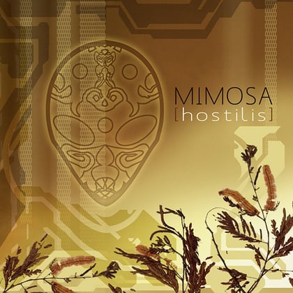 Hostilis album by MiM0SA - Drum and Bass Cover Art