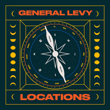 Locations album by General Levy - Drum and Bass Cover Art