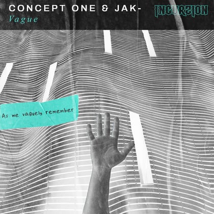 Vague album by Jak - Drum and Bass Cover Art
