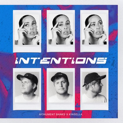 Intentions album by Monument Banks - Drum and Bass Cover Art