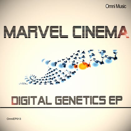 Digital Genetics EP album by Marvel Cinema - Drum and Bass Cover Art